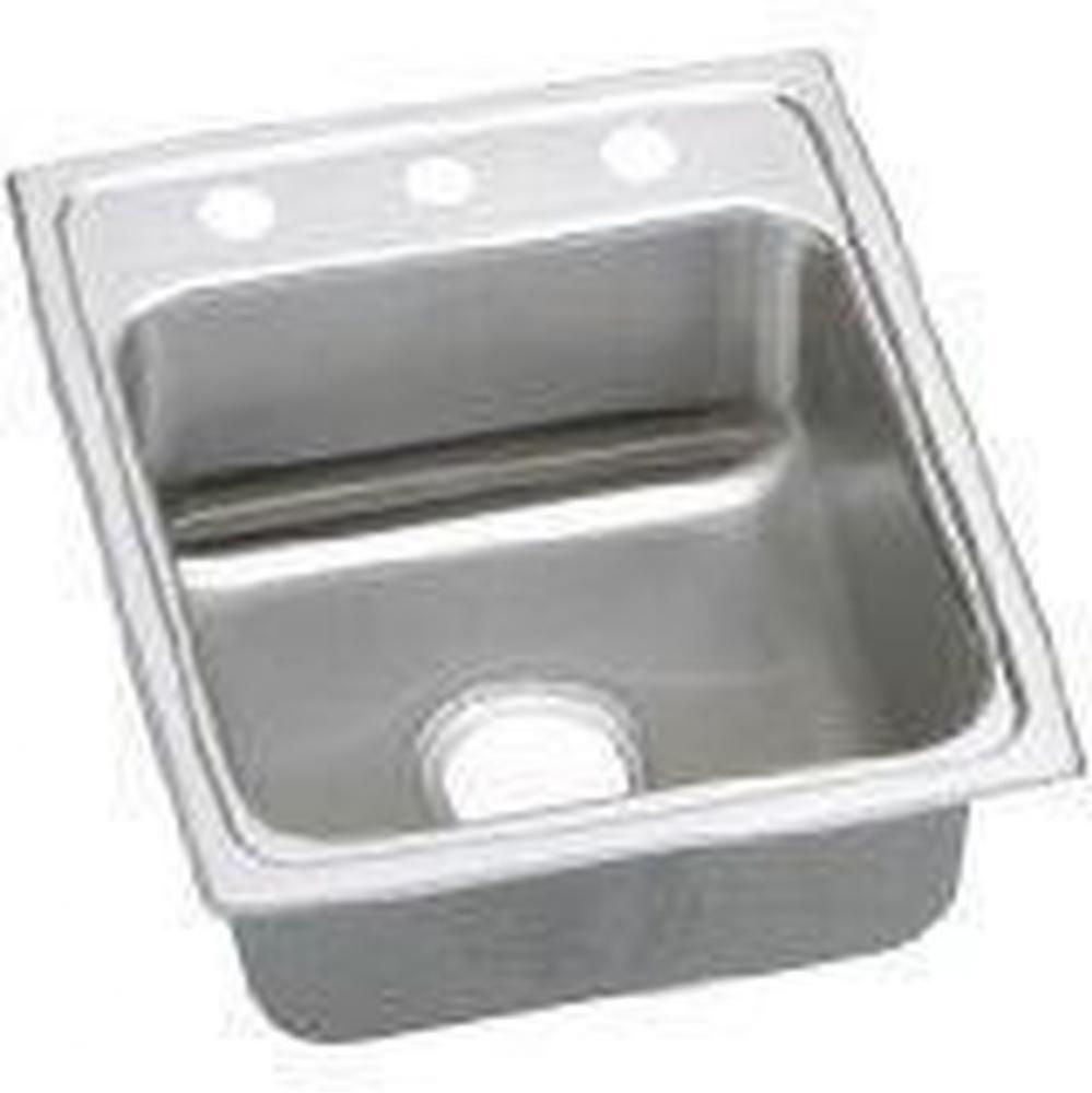 18 Gauge 17&apos;&apos; X 20&apos;&apos; X 5.5&apos;&apos; Single Bowl Kitchen Sink