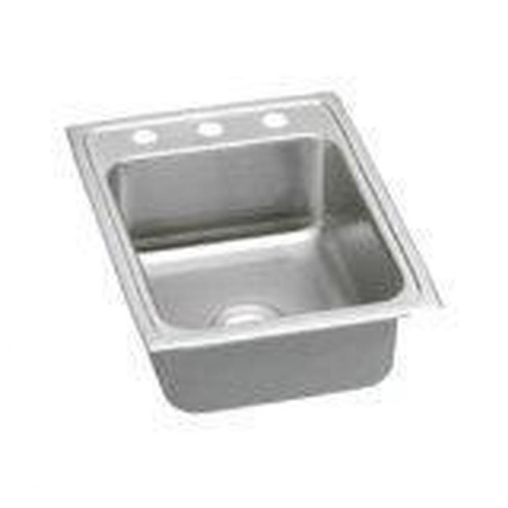 18 Gauge 17&apos;&apos; X 22&apos;&apos; X 6.5&apos;&apos; Single Bowl Kitchen Sink