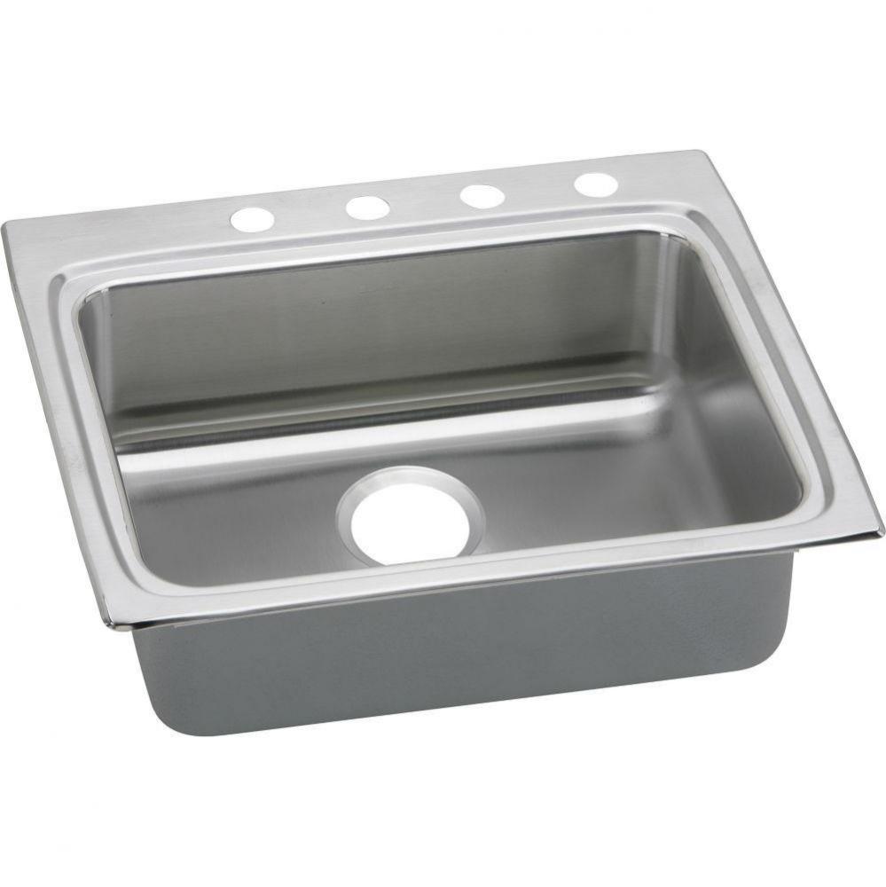 Lustertone Classic Stainless Steel 25&apos;&apos; x 22&apos;&apos; x 4-1/2&apos;&apos;, Single Bow