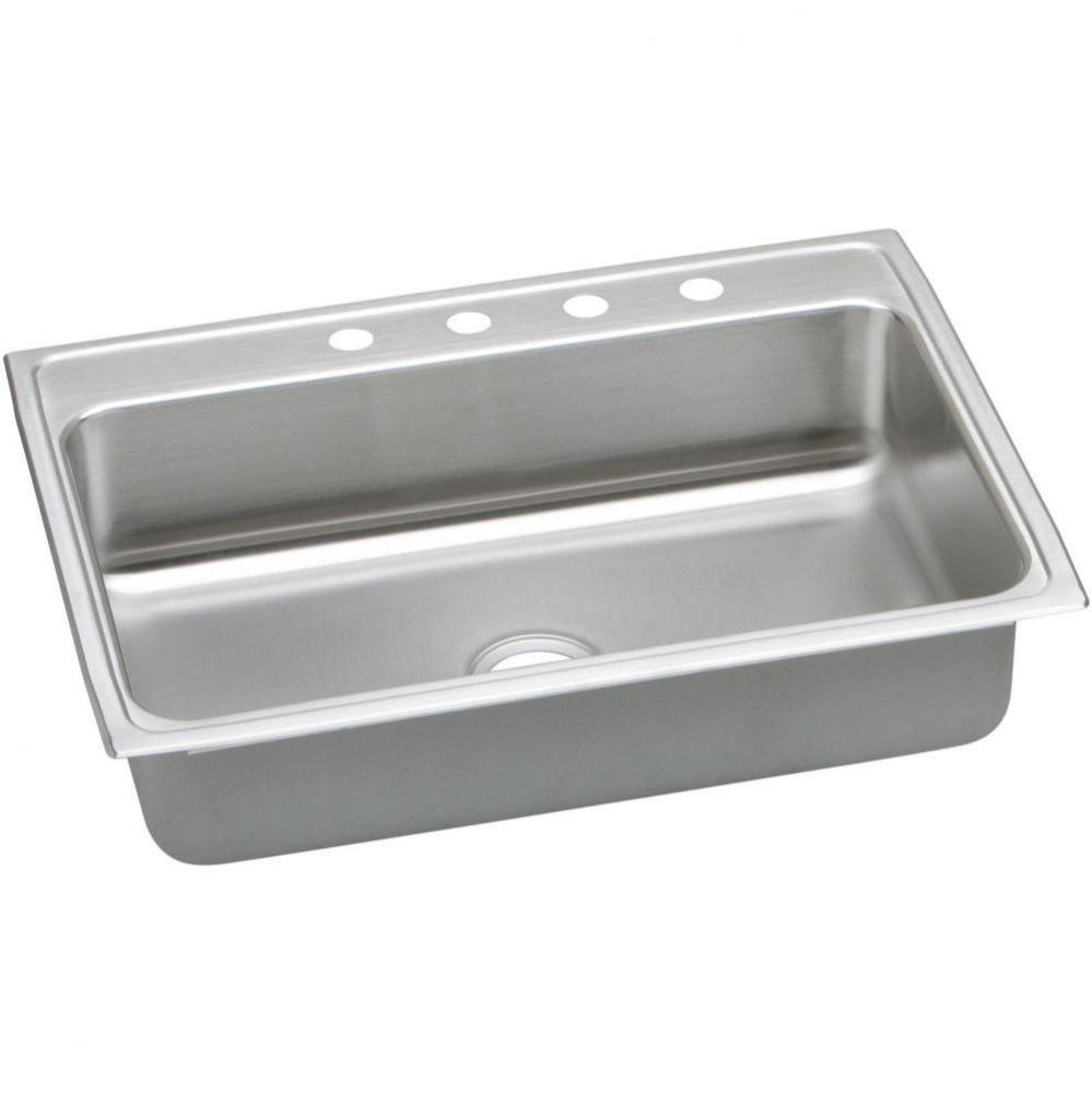 Lustertone Classic Stainless Steel 31&apos;&apos; x 22&apos;&apos; x 6-1/2&apos;&apos;, 3-Hole Sin