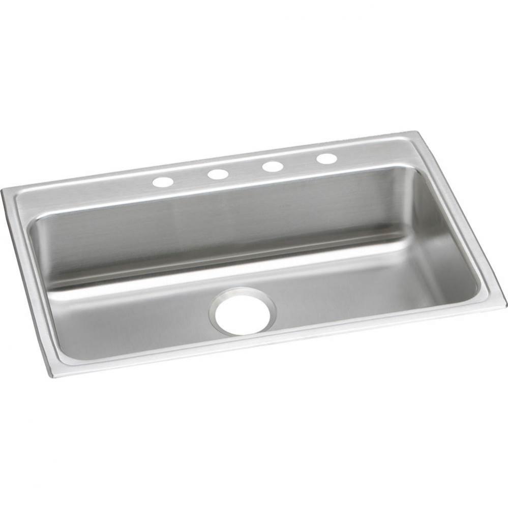 Lustertone Classic Stainless Steel 31&apos;&apos; x 22&apos;&apos; x 6&apos;&apos;, Single Bowl Dr