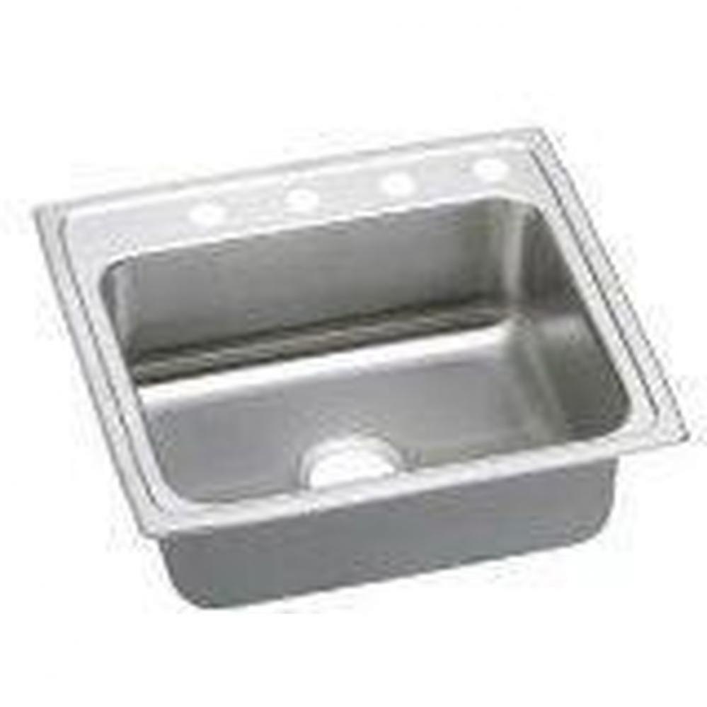 18 Gauge 19.5&apos;&apos; X 19&apos;&apos; X 5&apos;&apos; Single Bowl Kitchen Sink