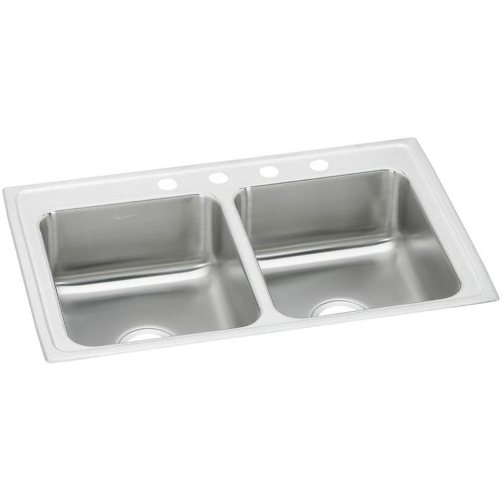 Celebrity Stainless Steel 43&apos;&apos; x 22&apos;&apos; x 7-1/8&apos;&apos;, Equal Double Bowl D