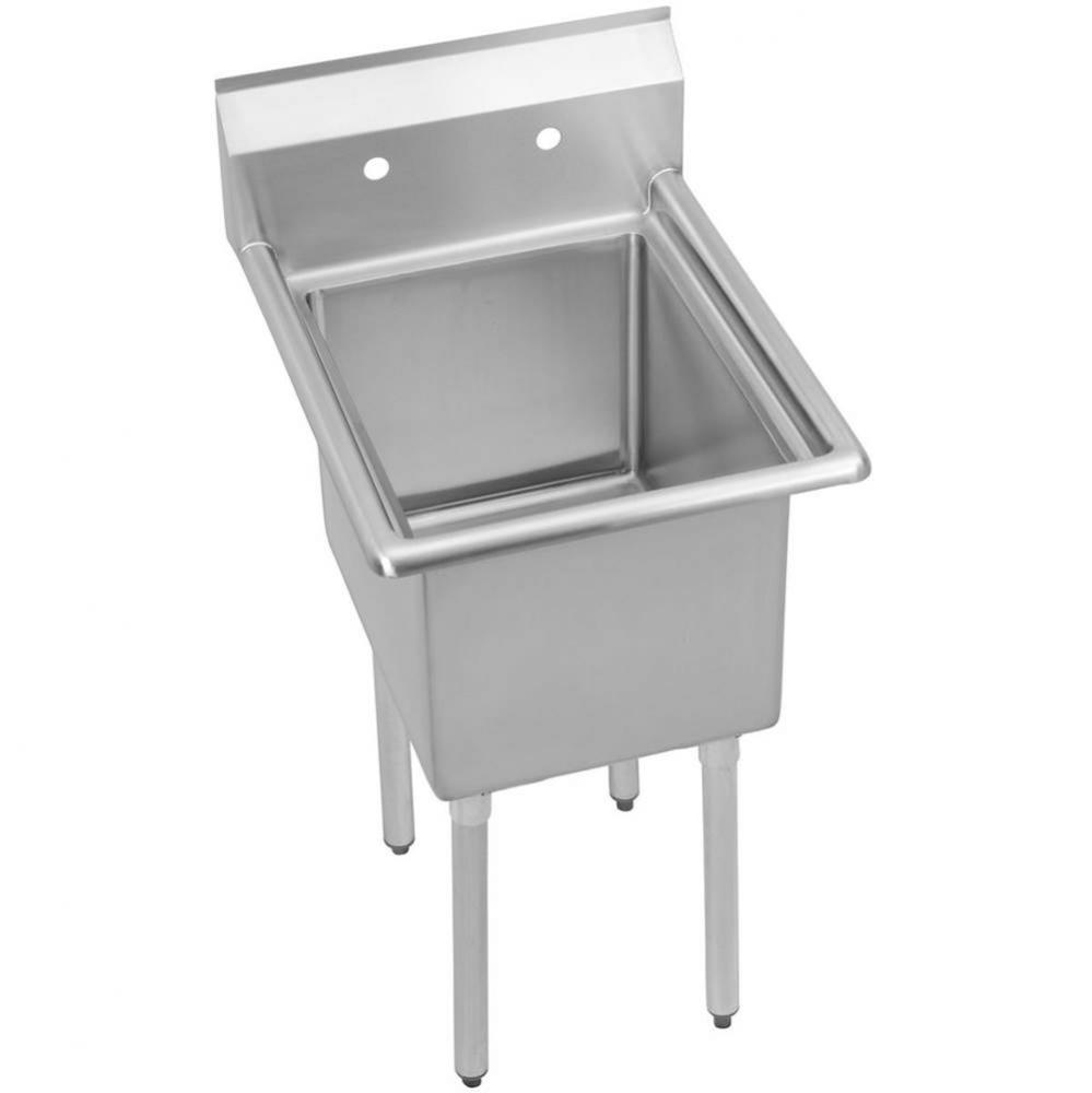 Dependabilt Stainless Steel 23&apos;&apos; x 23-13/16&apos;&apos; x 43-3/4&apos;&apos; 18 Gauge On