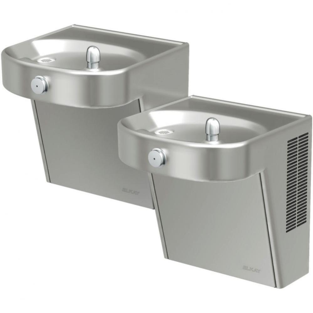 Cooler Bi-Level Wall Mount ADA Filtered Refrigerated Stainless