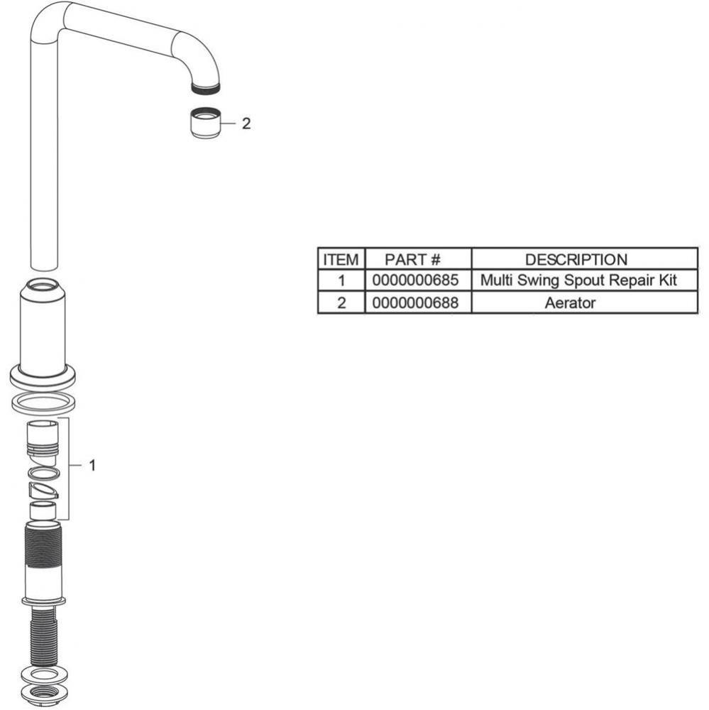 Elkay 10-3/4&apos;&apos; Spout