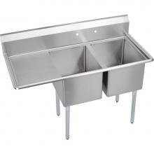 Elkay 14-2C18X24-L-18X - Dependabilt Stainless Steel 58-1/2'' x 29-13/16'' x 43-3/4'' 16 Gaug