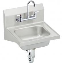 Elkay CHS1716C - Stainless Steel 16-3/4'' x 15-1/2'' x 13'', Single Bowl Wall Hung Ha