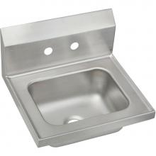 Elkay CHSB17162 - Stainless Steel 16-3/4'' x 15-1/2'' x 13'', Single Bowl Wall Hung Ha