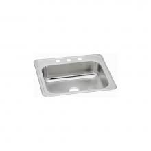 Elkay CR25211 - Celebrity Stainless Steel 25'' x 21-1/4'' x 6-7/8'', 1-Hole Single B