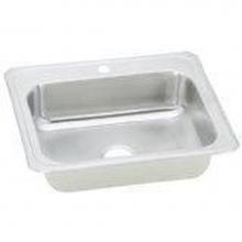 Elkay CR2522X - 20 Gauge 25'' X 22'' X 7'' Single Bowl Kitchen Sink