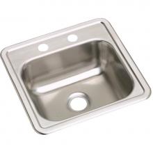 Elkay DW50115161 - Dayton Stainless Steel 15'' x 15'' x 5-3/16'', 1-Hole Single Bowl Dr