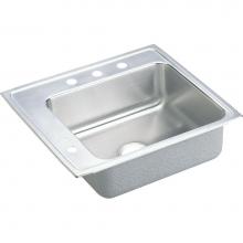 Elkay DRKADQ2220402LM - Lustertone Classic Stainless Steel 22'' x 19-1/2'' x 4'', 2LM-Hole S