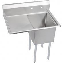 Elkay E1C16X20-L-18X - Dependabilt Stainless Steel 36-1/2'' x 25-13/16'' x 43-3/4'' 18 Gaug