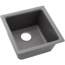 Elkay ELG1616GS0 - Quartz Classic 15-3/4'' x 15-3/4'' x 7-11/16'', Single Bowl Dual Mou