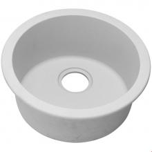 Elkay ELG16FBWH0 - Quartz Classic 18-1/8'' x 18-1/8'' x 7-1/2'', Single Bowl Dual Mount