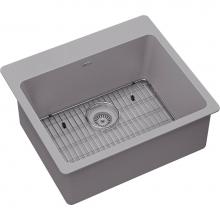 Elkay ELG2522GS0C - Quartz Classic 25'' x 22'' x 9-1/2'', Single Bowl Drop-in Sink Kit,