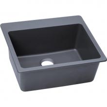 Elkay ELG2522GY0 - Quartz Classic 25'' x 22'' x 9-1/2'', Single Bowl Drop-in Sink, Dusk