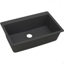 Elkay ELGR13322BK0 - Quartz Classic 33'' x 20-7/8'' x 9-7/16'', Single Bowl Drop-in Sink,