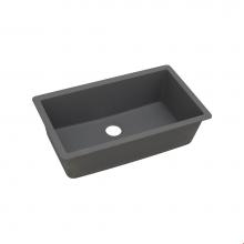 Elkay ELGRU13322GY0 - Quartz Classic 33'' x 18-7/16'' x 9-7/16'', Single Bowl Undermount S