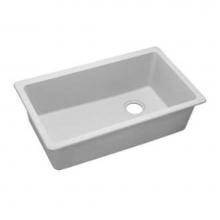 Elkay ELGU13322WH0 - Quartz Classic 33'' x 18-3/4'' x 9-1/2'', Single Bowl Undermount Sin