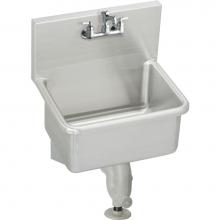 Elkay ESSB2118C - Stainless Steel 21'' x 17-1/2'' x 12, Wall Hung Service Sink Kit