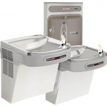 Elkay EZOOTL8WSLK - ezH2O Bottle Filling Station with Bi-Level ADA Cooler Dual Hands Free Activation, Non-Filtered Ref