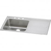 Elkay ILGR4322L4 - Lustertone Classic Stainless Steel 43'' x 22'' x 10'', Single Bowl D