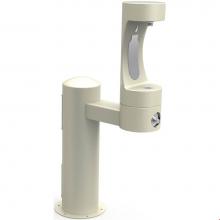 Elkay LK4410BFFRKBGE - Outdoor ezH2O Bottle Filling Station Single Pedestal, Non-Filtered Non-Refrigerated Freeze Resista