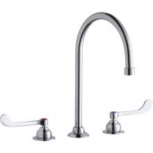 Elkay LK800GN08T6 - 8'' Centerset with Concealed Deck Faucet with 8'' Gooseneck Spout 6'&apos