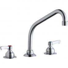 Elkay LK800HA08L2 - 8'' Centerset with Concealed Deck Faucet with 8'' High Arc Spout 2''