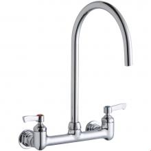 Elkay LK940LGN08L2H - 8'' Centerset Deck Mount Laminar Flow Faucet w/8'' Gooseneck Spout 2in Lever H