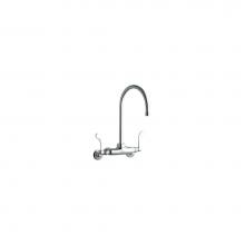 Elkay LK945GN08T4T - Foodservice 3-8'' Adjustable Centers Wall Mount Faucet w/8'' Gooseneck Spout 4