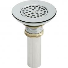 Elkay LKVR18B - 3-1/2'' Drain Type 304 Stainless Steel Body, Vandal Resistant Grid Strainer