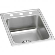 Elkay LR1722PD1 - Lustertone Classic Stainless Steel 17'' x 22'' x 7-5/8'', 1-Hole Sin