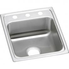 Elkay LRAD1720653 - Lustertone Classic Stainless Steel 17'' x 20'' x 6-1/2'', 3-Hole Sin