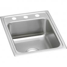 Elkay LRAD172260MR2 - Lustertone Classic Stainless Steel 17'' x 22'' x 6'', MR2-Hole Singl