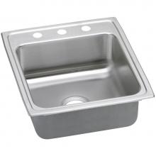 Elkay LRADQ2022652 - Lustertone Classic Stainless Steel 19-1/2'' x 22'' x 6-1/2'', 2-Hole