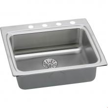 Elkay LRADQ252265PD2 - Lustertone Classic Stainless Steel 25'' x 22'' x 6-1/2'', Single Bow