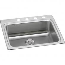 Elkay LRAD252265PD3 - Lustertone Classic Stainless Steel 25'' x 22'' x 6-1/2'', Single Bow