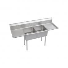 Elkay S2C18X18-2-18X - Dependabilt Stainless Steel 72'' x 23-13/16'' x 43-3/4'' 18 Gauge Tw