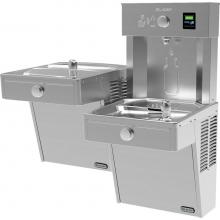 Elkay VRCTLDDWSK - ezH2O Vandal-Resistant Bottle Filling Station, and Bi-Level Cooler, Non-Filtered Non-Refrigerated