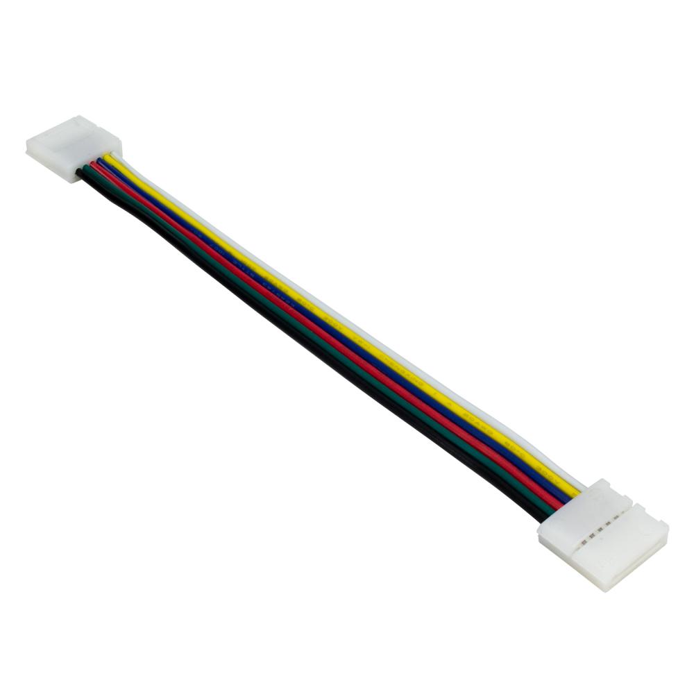 6PIN JUMPER, 12&#34; LENGTH W/ SNAP CONNECTORS