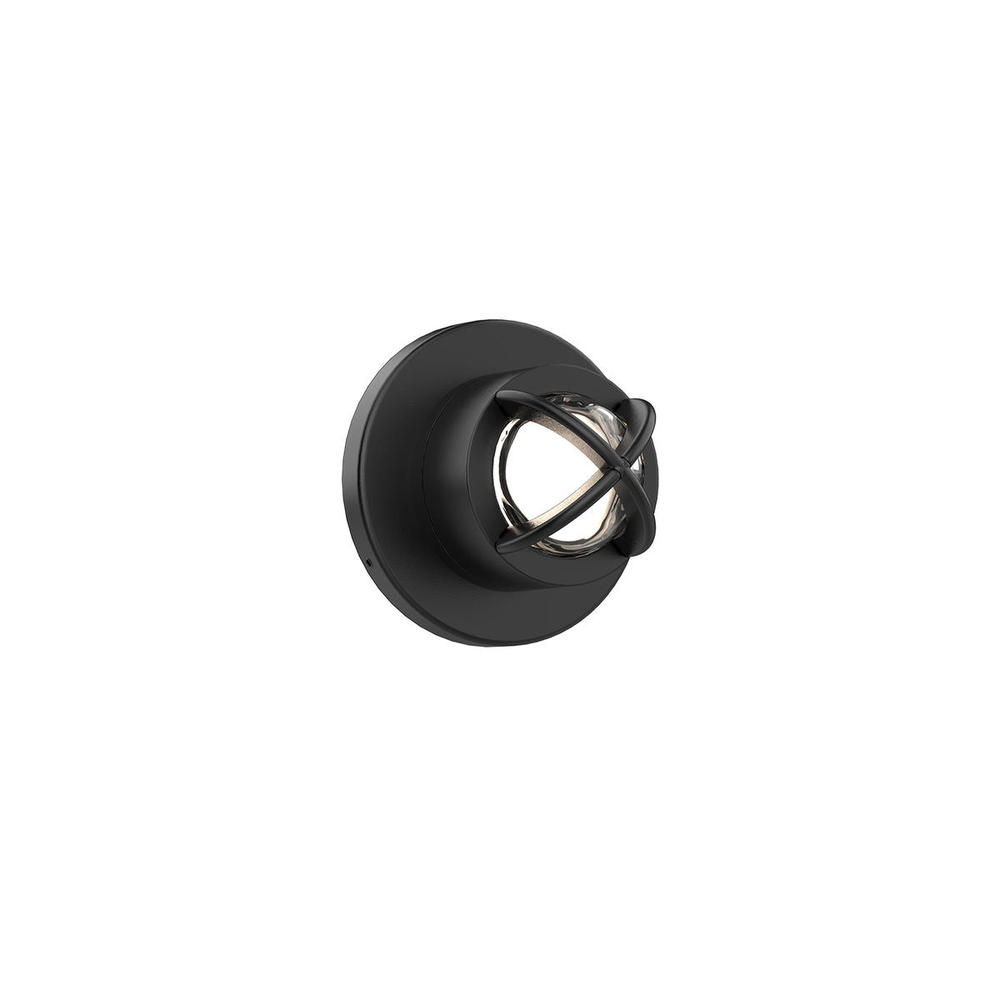 DAVY 9&#34; EXTERIOR WALL BLACK, 8W, 120VAC LED, 3000K, 90CRI