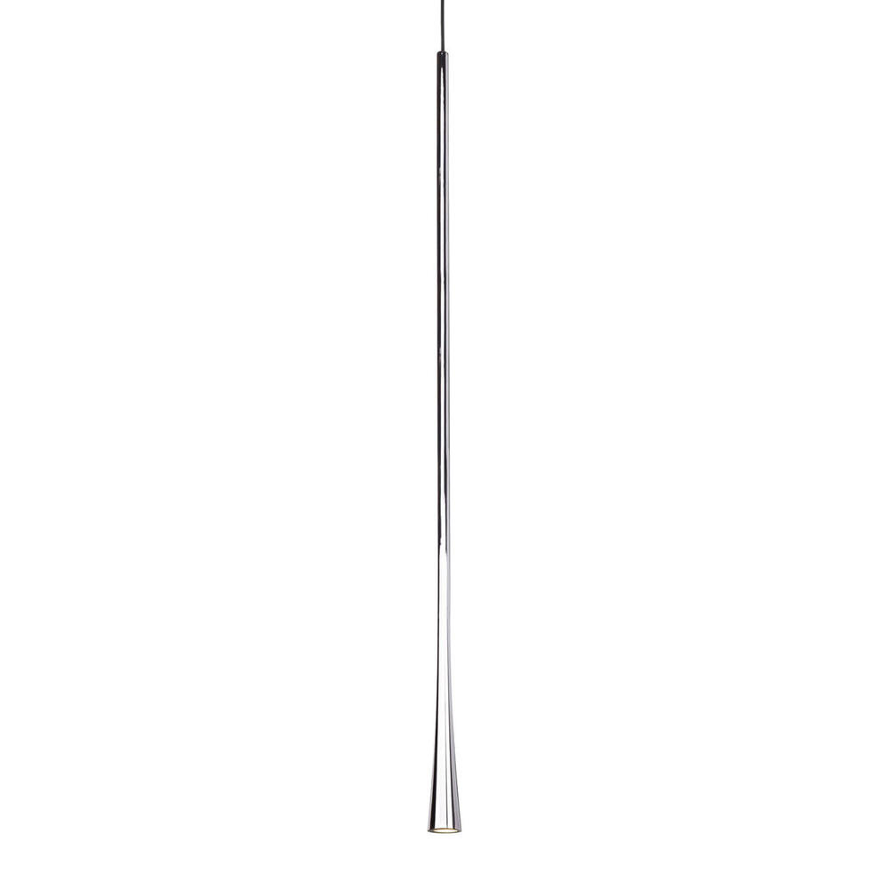 Taper 32-in Chrome LED Pendant