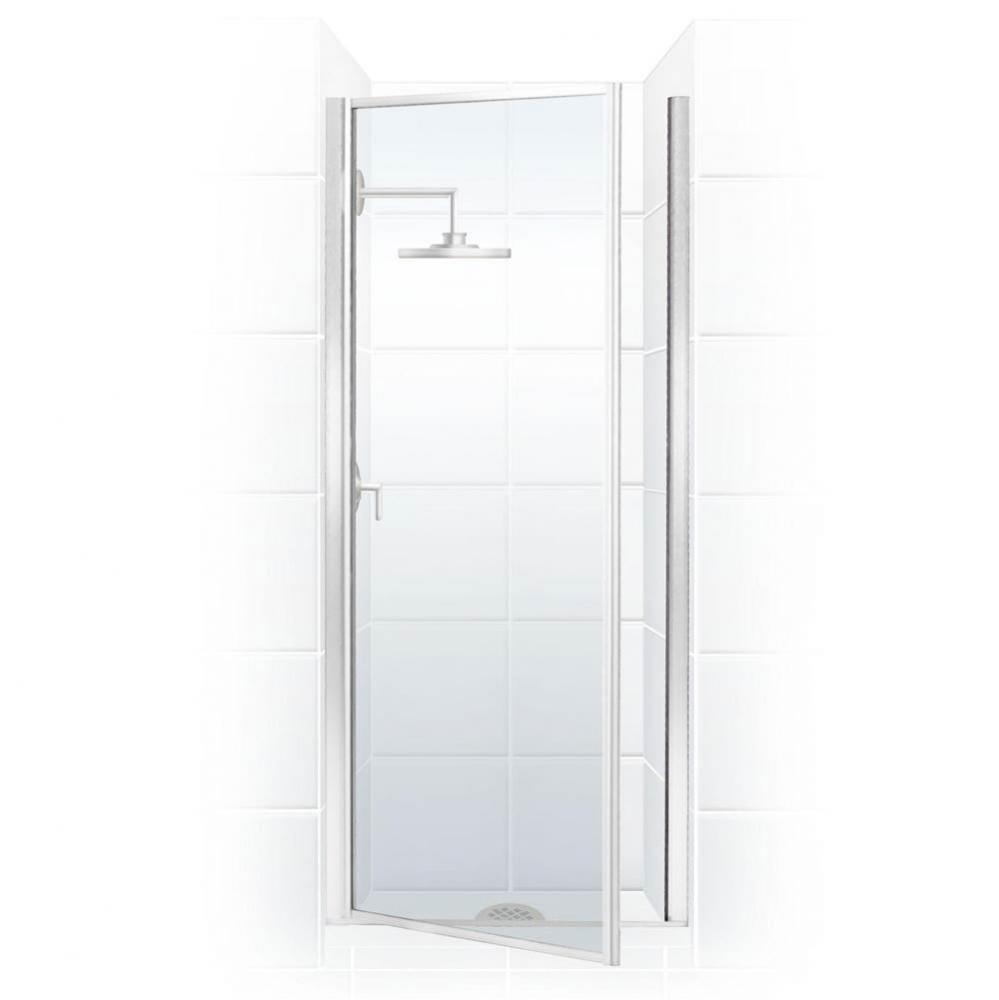 Pivot Door with Clear Glass, 32&apos;&apos;, Chrome