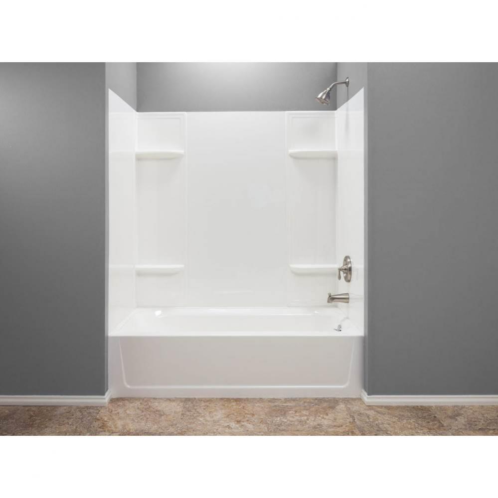 Durawall Bathtub Wall, White