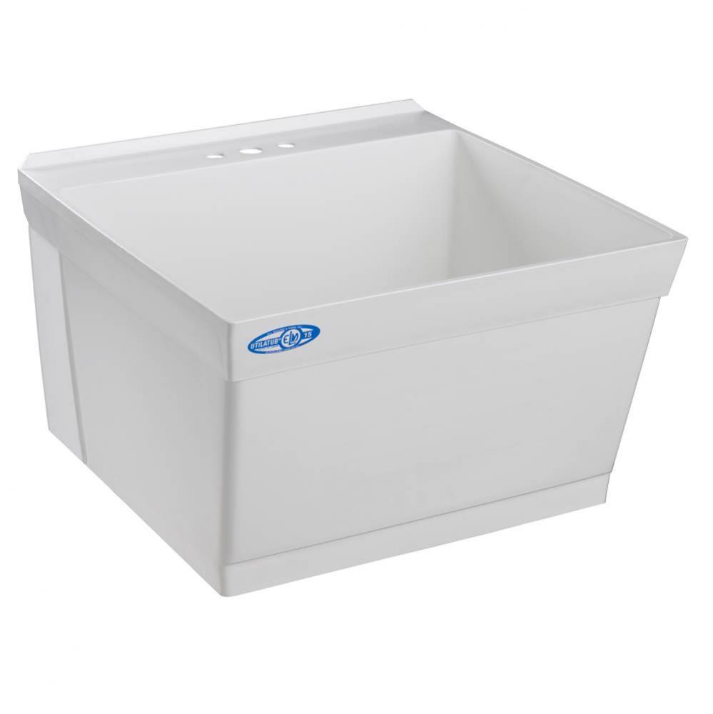 Utilatub Laundry Tub, Wall Mount