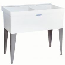 Mustee And Sons 27F - Utilatwin Double Tub, Floor Mount