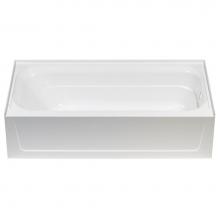 Mustee And Sons T6030RBN - Topaz Bathtub, Fiberglass, Bone, Right Hand